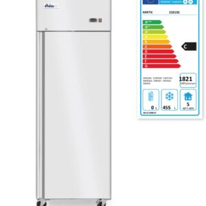 Sugavkulmkapp Profi Line – 1 uksega, 670 l, Arktic, Profi Line, 455L, 230V/600W, 800x730x(H)2065mm