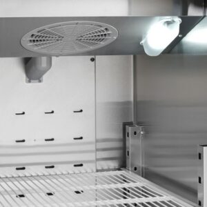 Sugavkulmkapp Profi Line – 1 uksega, 670 l, Arktic, Profi Line, 455L, 230V/600W, 800x730x(H)2065mm