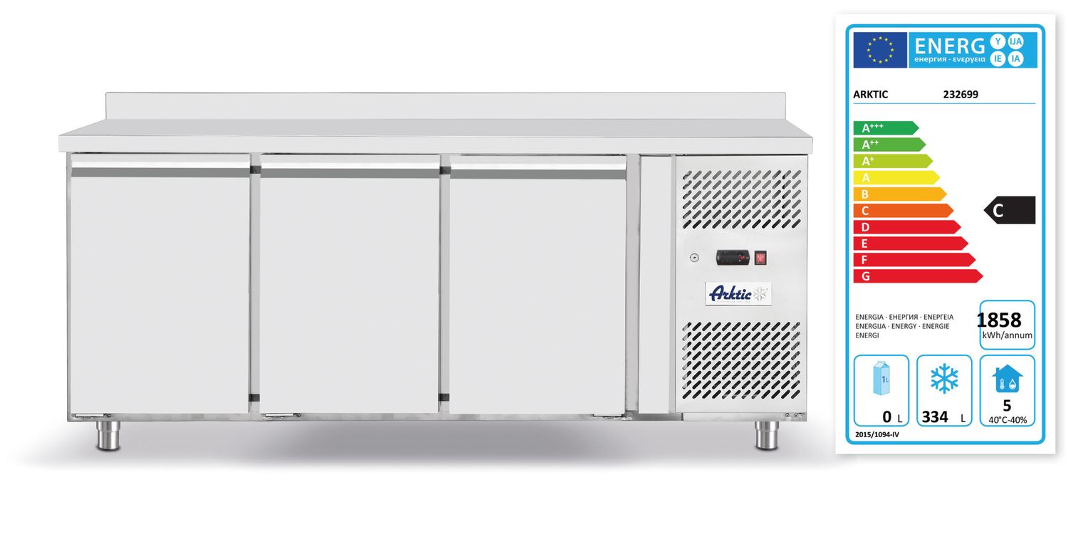 Sügavkülmik, 3 ust 420L, Arktic, Profi Line, 334L, 230V/600W, 700x1795x(H)839mm - Image 6
