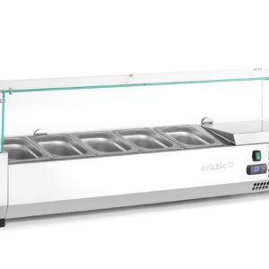 Külmlett GN 1/4 - kõrgend, Arktic, 5x GN 1/4, GN 1/4, 22,5L, 230V/180W, 335x1205x(H)460mm