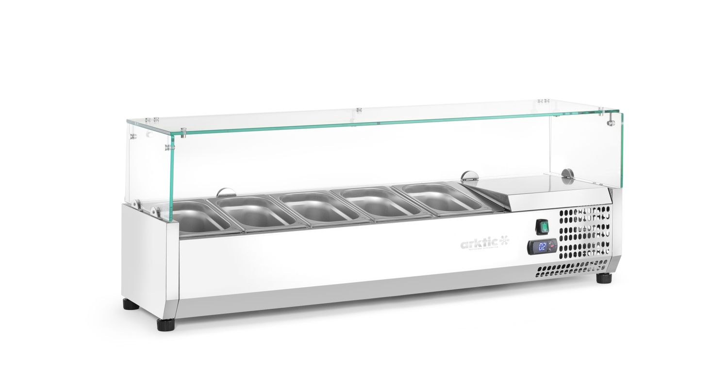 Külmlett GN 1/4 - kõrgend, Arktic, 5x GN 1/4, GN 1/4, 22,5L, 230V/180W, 335x1205x(H)460mm - Image 3