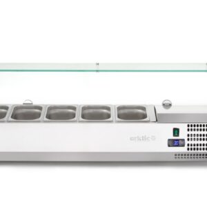 Külmlett GN 1/4 - kõrgend, Arktic, 5x GN 1/4, GN 1/4, 22,5L, 230V/180W, 335x1205x(H)460mm