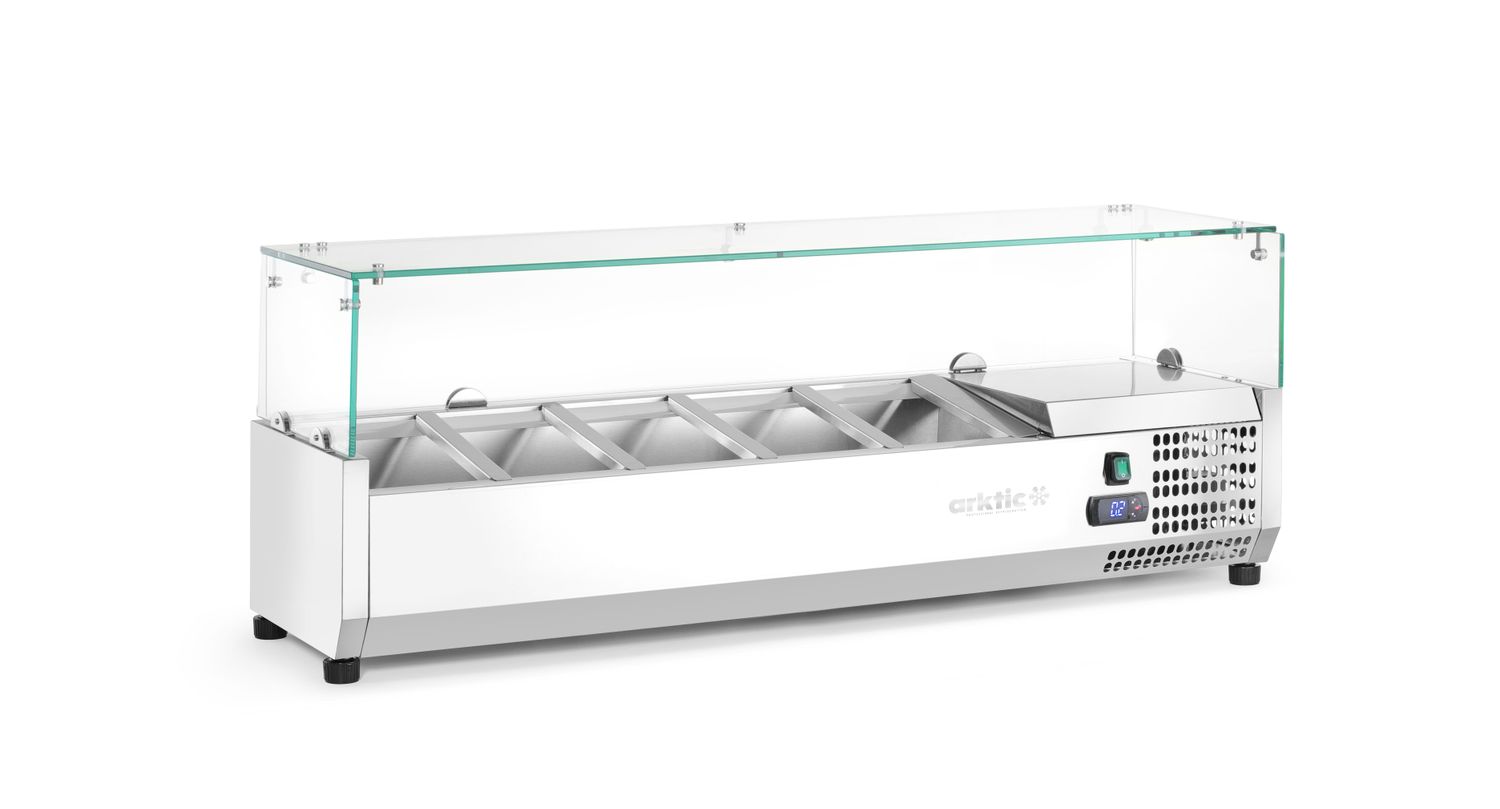 Külmlett GN 1/4 - kõrgend, Arktic, 5x GN 1/4, GN 1/4, 22,5L, 230V/180W, 335x1205x(H)460mm - Image 4
