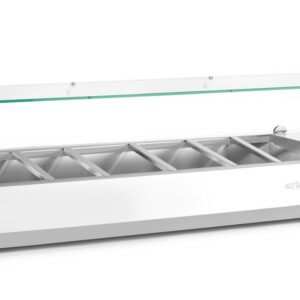 Külmlett GN 1/4 - kõrgend, Arktic, 7x GN 1/4, GN 1/4, 31,5L, 230V/180W, 335x1505x(H)460mm