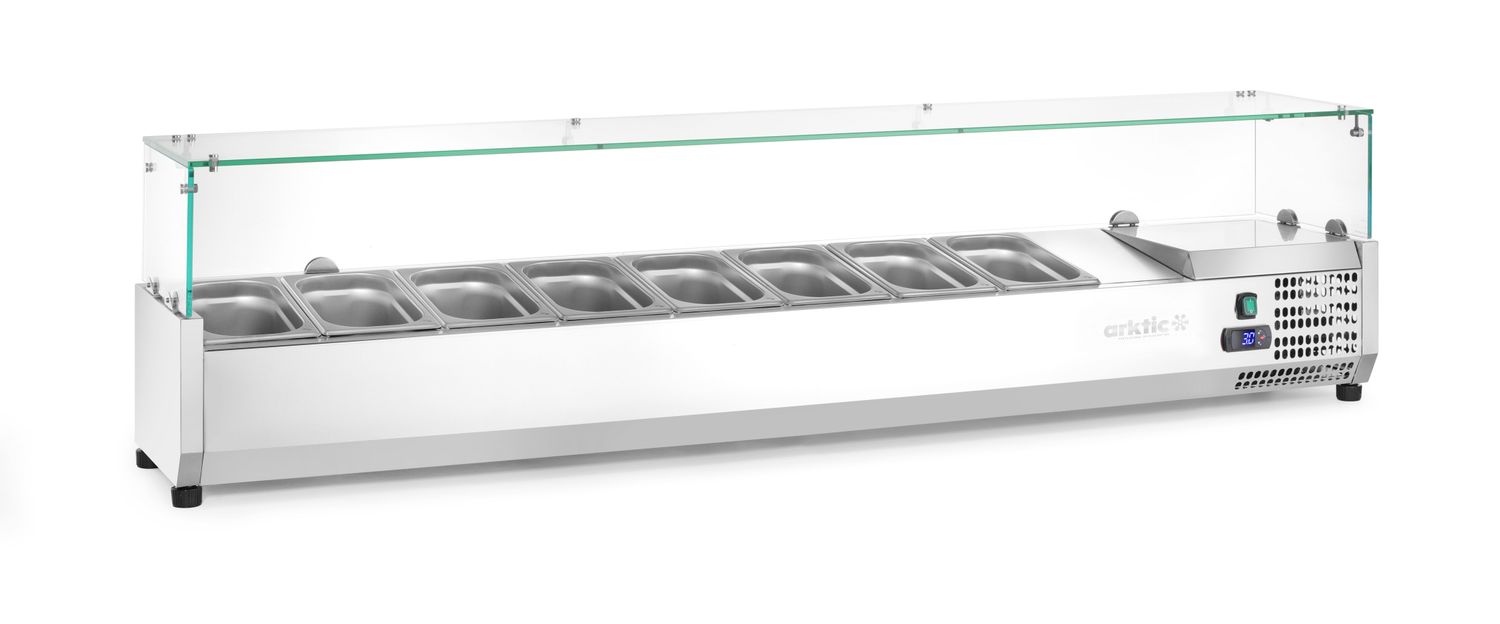 Külmlett GN 1/4 - kõrgend, Arktic, 8x GN 1/4, GN 1/4, 36L, 230V/180W, 335x1805x(H)460mm - Image 3