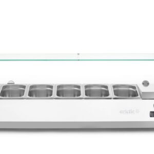Külmlett GN 1/3 - kõrgend, Arktic, 6x GN 1/3, GN 1/3, 36L, 230V/180W, 420x1405x(H)456mm