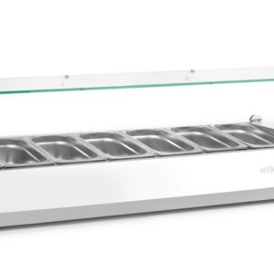 Külmlett GN 1/3 - kõrgend, Arktic, 7x GN 1/3, GN 1/3, 42L, 230V/180W, 420x1605x(H)460mm