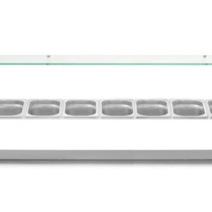 Külmlett GN 1/3 - kõrgend, Arktic, 9x GN 1/3, GN 1/3, 54L, 230V/180W, 420x2005x(H)456mm