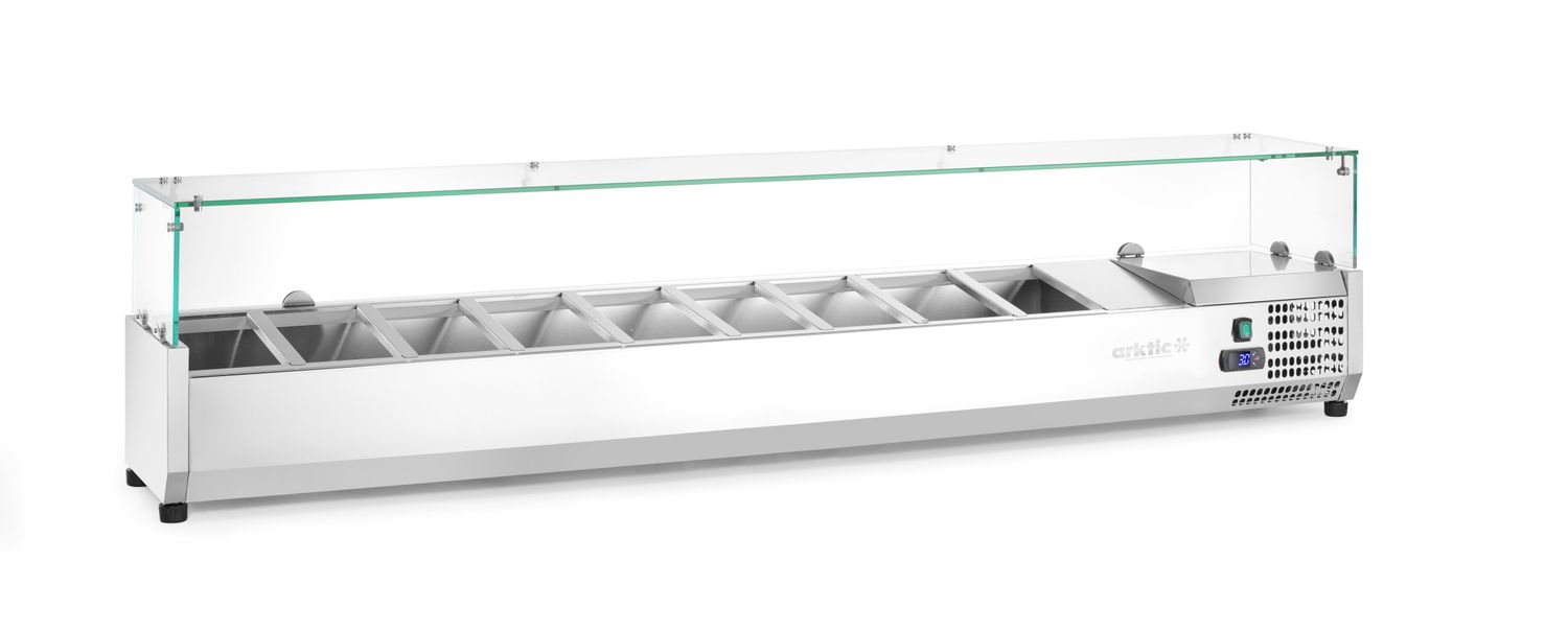 Külmlett GN 1/3 - kõrgend, Arktic, 9x GN 1/3, GN 1/3, 54L, 230V/180W, 420x2005x(H)456mm - Image 4