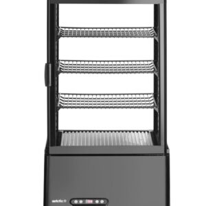 Jahe-vitriinkapp, 68 l, Arktic, Must, 230V/170W, 397x444x(H)875mm