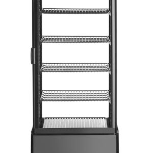 Jahe-vitriinkapp, 98 l, Arktic, Must, 230V/210W, 397x444x(H)1100mm