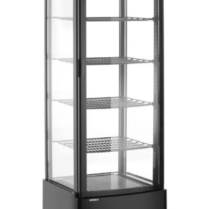 Refrigerated display cabinet, 270 l, Arktic, Black, 230V/290W, 520x550x(H)1870mm