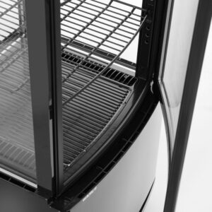 Refrigerated display cabinet, 270 l, Arktic, Black, 230V/290W, 520x550x(H)1870mm
