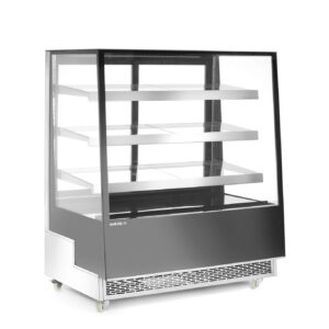 Külmvitriin kolme riiuliga, Arktic, Must, 230V/490W, 833x1200x(H)1460mm