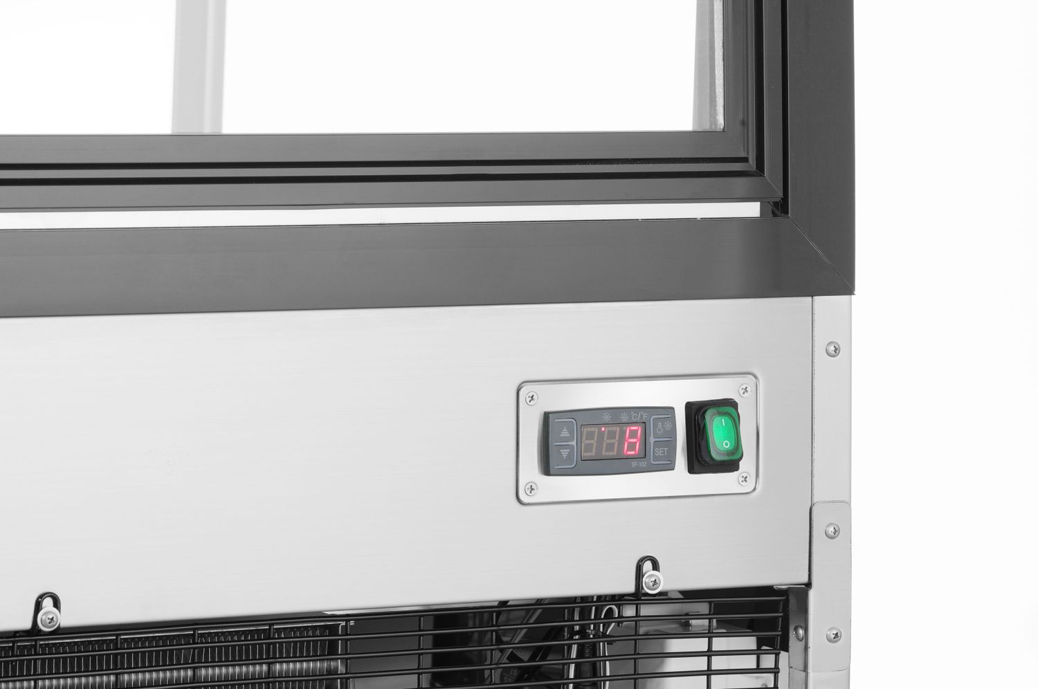 Külmvitriin kolme riiuliga, Arktic, Must, 230V/490W, 833x1200x(H)1460mm - Image 5