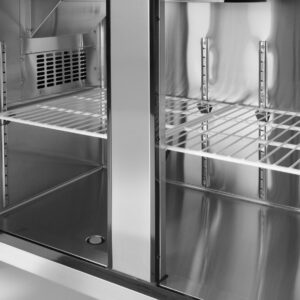 Külmlaud Kitchen Line 600 - 2 uksega, agregaadi asukoht küljel, Arktic, Kitchen Line, 166L, 230V/270W, 600x1200x(H)840mm