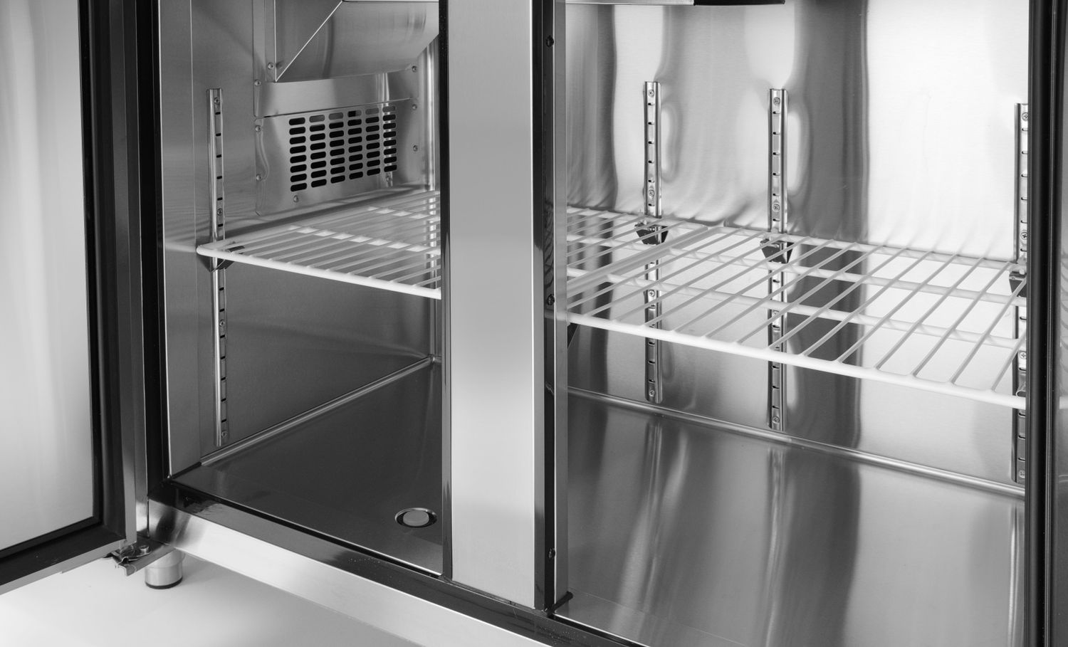Külmlaud Kitchen Line 600 - 2 uksega, agregaadi asukoht küljel, Arktic, Kitchen Line, 166L, 230V/270W, 600x1200x(H)840mm - Image 7