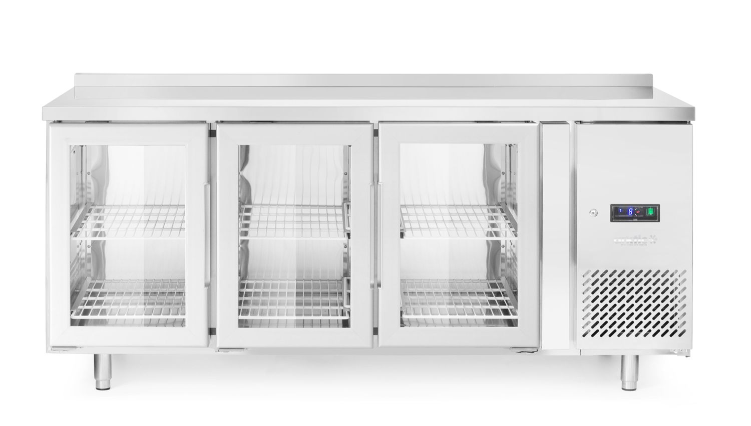 Klaasustega külmlaud - 3 uksega, agregaadi asukoht küljel, Arktic, 420L, 230V/400W, 700x1795x(H)850mm