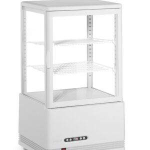 Jahe-vitriinkapp, 58 l, Arktic, Valge, 230V/170W, 406x452x(H)830mm