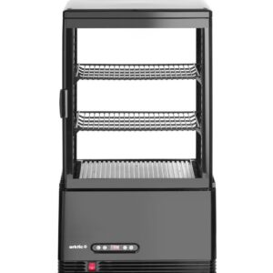 Refrigerated display cabinet, 58 l, Arktic, black, 230V/170W, 406x452x(H)830mm