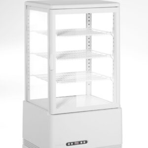 Jahe-vitriinkapp, 68 l, Arktic, valge, 230V/170W, 397x444x(H)875mm
