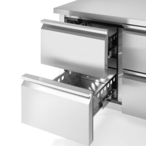 Profi Line 700 külmlaud - 2 uksega, agregaadi asukoht küljel, Arktic, Profi Line, 90L, 230V/250W, 700x1360x(H)840mm