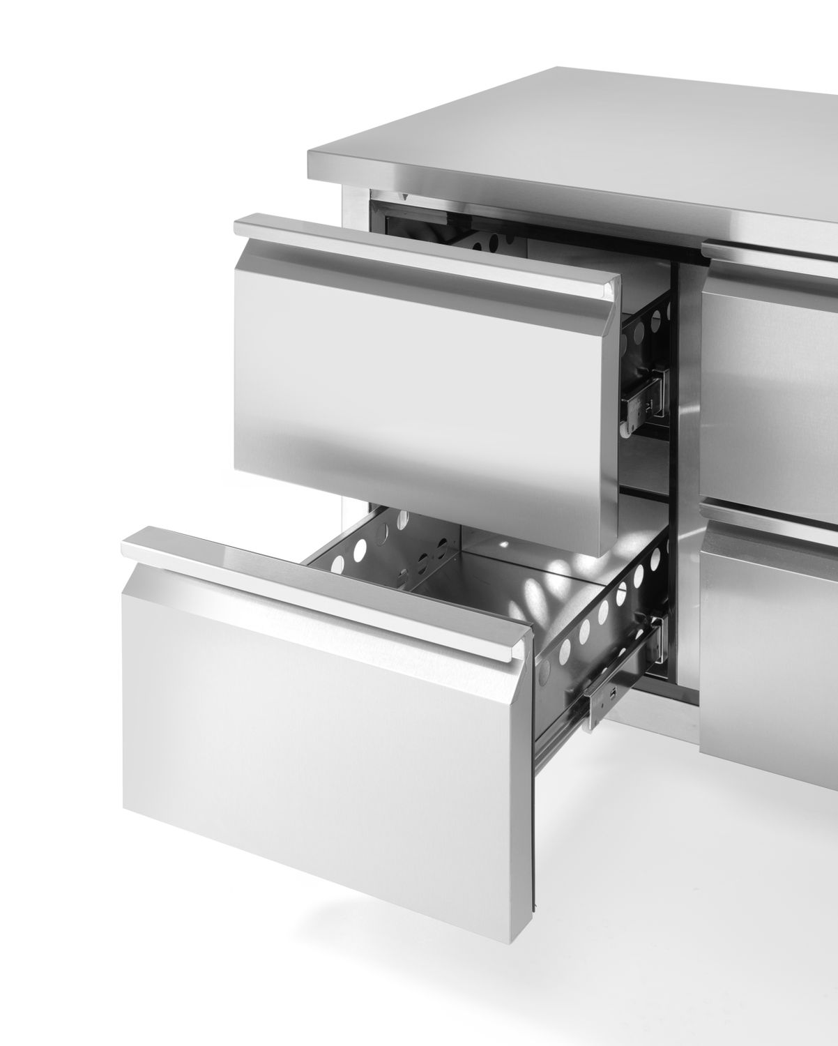Profi Line 700 külmlaud - 2 uksega, agregaadi asukoht küljel, Arktic, Profi Line, 90L, 230V/250W, 700x1360x(H)840mm - Image 6