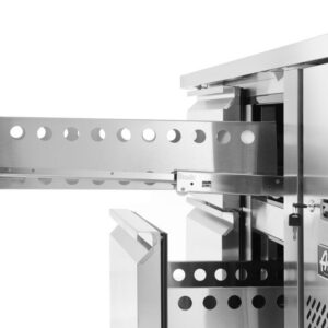 Profi Line 700 külmlaud - 2 uksega, agregaadi asukoht küljel, Arktic, Profi Line, 90L, 230V/250W, 700x1360x(H)840mm