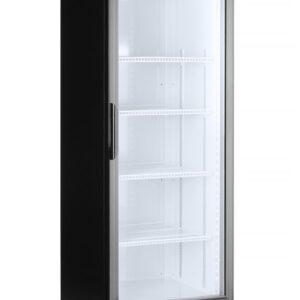 Ühe uksega tagumine baarikülmik taustvalgustusega paneeliga, Arktic, 254L, Must, 230V/250W, 578x605x(H)1980mm