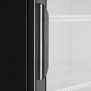 Ühe uksega tagumine baarikülmik taustvalgustusega paneeliga, Arktic, 254L, Must, 230V/250W, 578x605x(H)1980mm