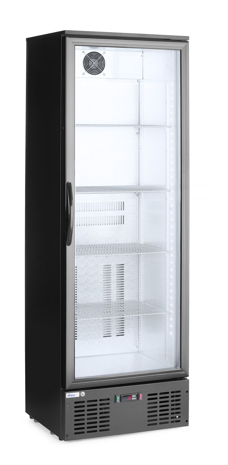 Tagumine üheukseline baarikülmik, Arktic, 300L, Must, 230V/195W, 528x600x(H)1820mm - Image 3