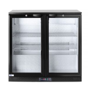 Tagumine baarikülmik topeltuksega, Arktic, 158L, Must, 230V/160W, 900x530x(H)865mm