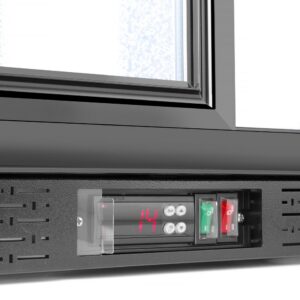 Tagumine baarikülmik kolmekordse lükanduksega, Arktic, 254L, Must, 230V/160W, 1350x520x(H)865mm