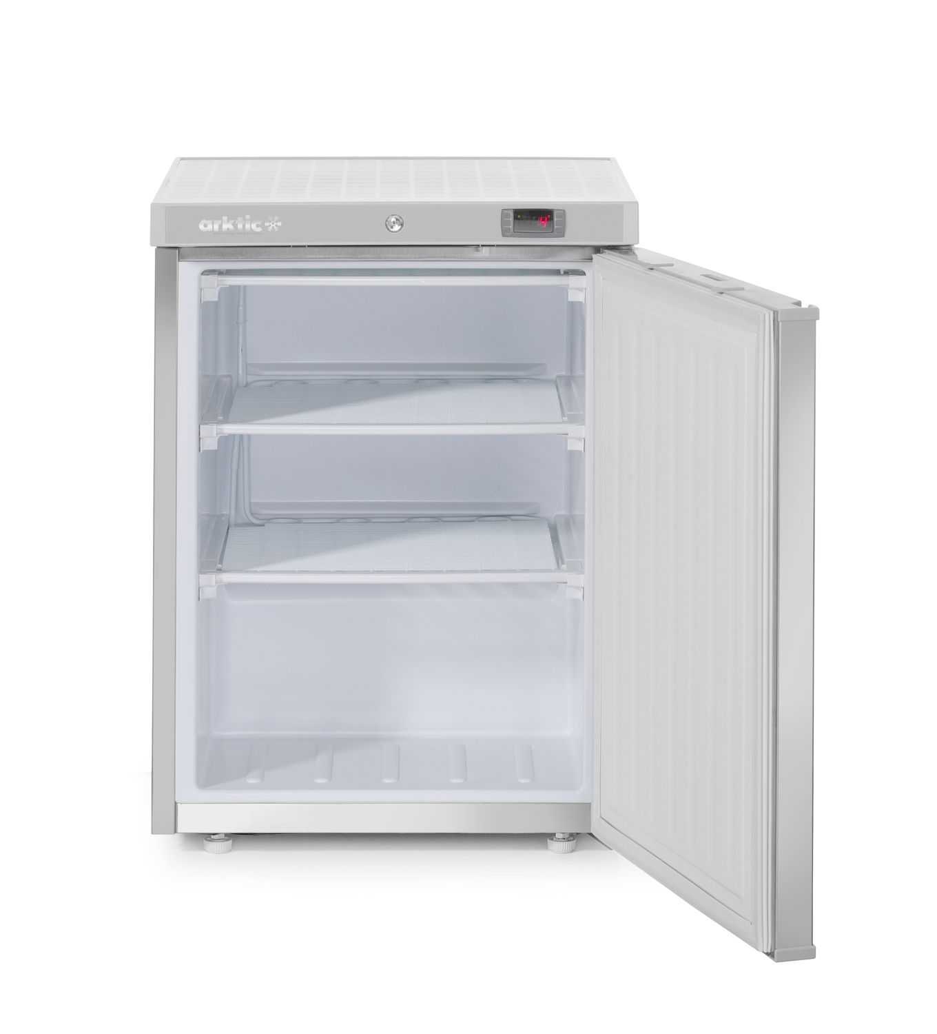 Budget Line sügavkülmutuskapp roostevabast terasest korpusega, Arktic, Budget Line, 100L, 230V/130W, 637x600x(H)835mm - Image 3