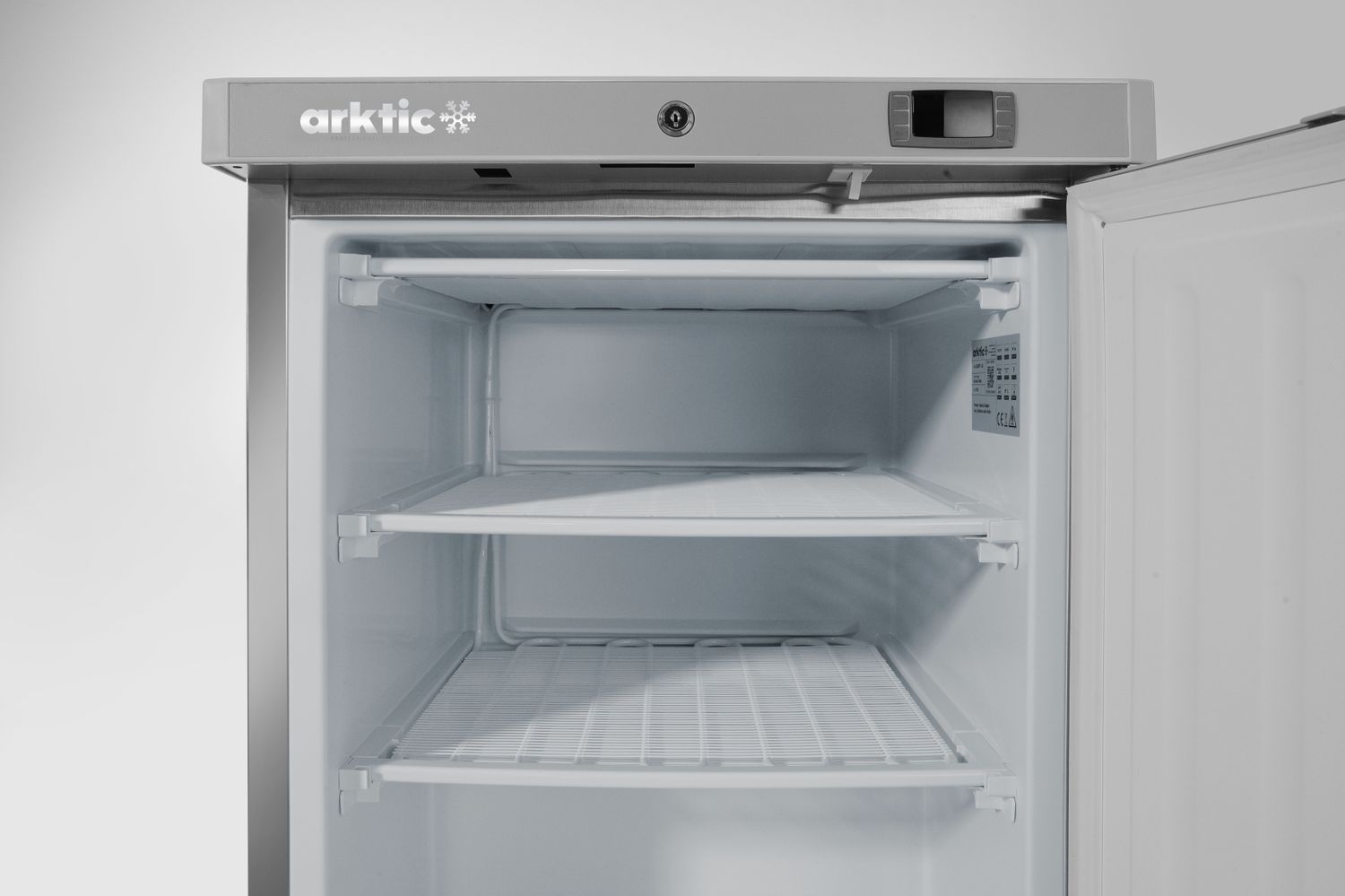 Budget Line sügavkülmutuskapp roostevabast terasest korpusega, Arktic, Budget Line, 100L, 230V/130W, 637x600x(H)835mm - Image 7
