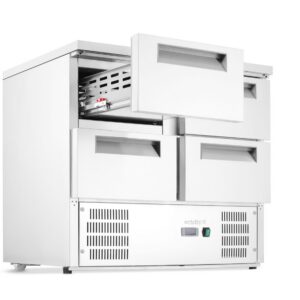 Külmutuslaud 4 sahtliga, Arktic, 112L, 230V/143W, 700x900x(H)855mm