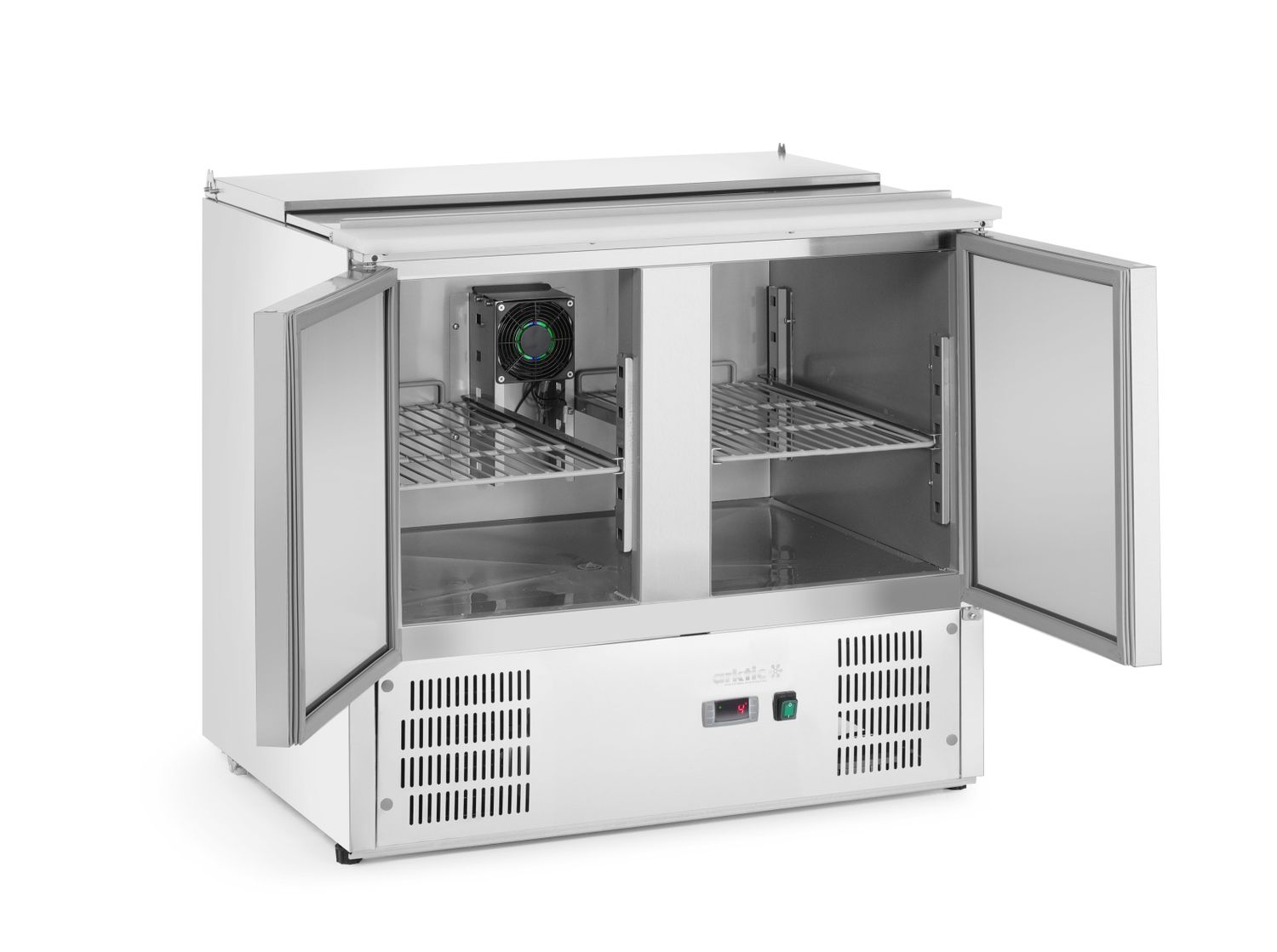 2-ukseline tõstetava kattega külmutatud salatilett 2-kohaline salatilett, Arktic, 146L, 230V/145W, 700x900x(H)860mm - Image 6