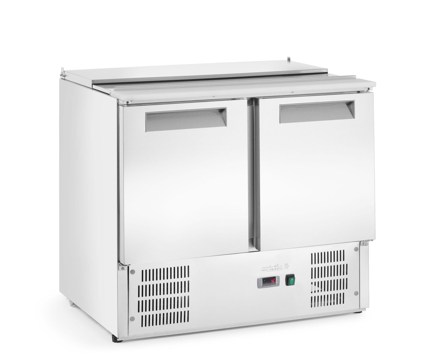 2-ukseline tõstetava kattega külmutatud salatilett 2-kohaline salatilett, Arktic, 146L, 230V/145W, 700x900x(H)860mm
