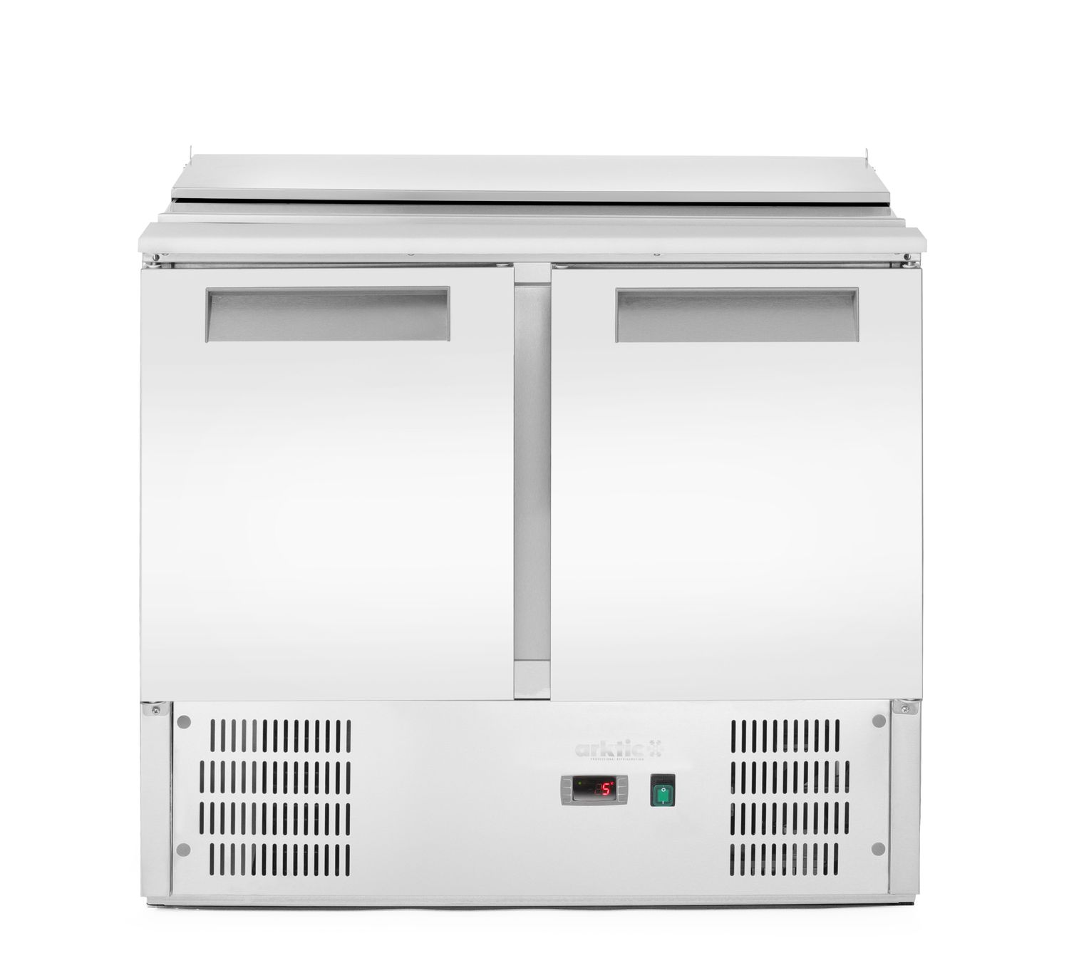 2-ukseline tõstetava kattega külmutatud salatilett 2-kohaline salatilett, Arktic, 146L, 230V/145W, 700x900x(H)860mm