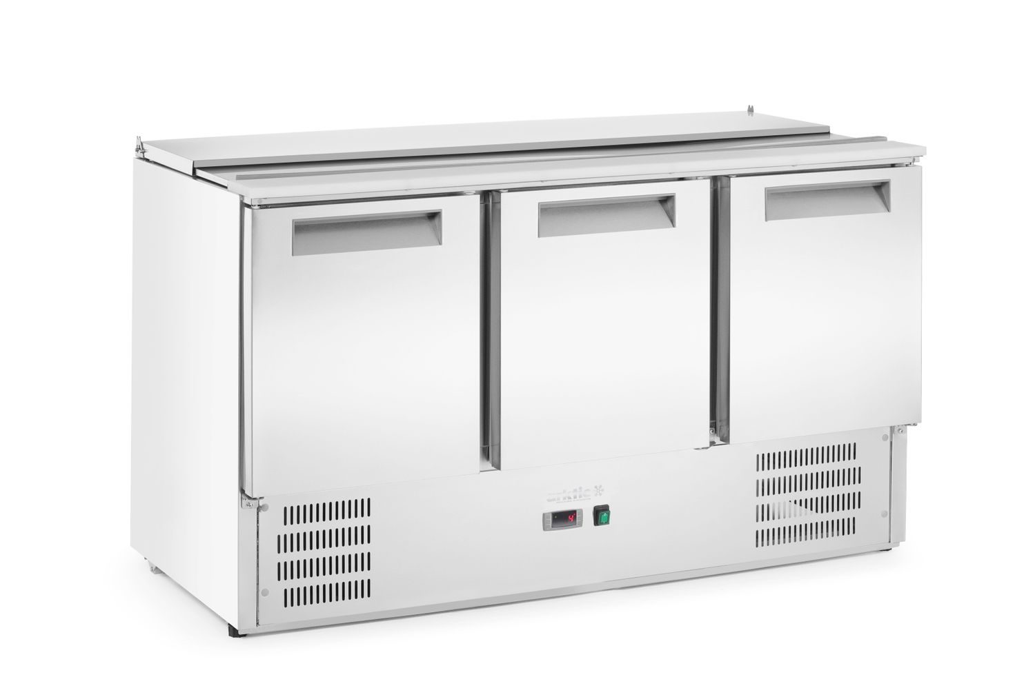 3-ukseline tõstetava kattega külmutatud salatilett, Arktic, 219L, 230V/155W, 700x1365x(H)860mm