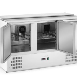 3-ukseline tõstetava kattega külmutatud salatilett, Arktic, 219L, 230V/155W, 700x1365x(H)860mm