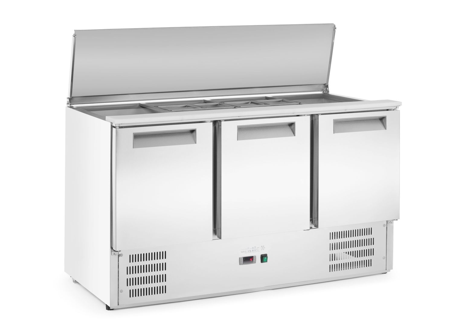 3-ukseline tõstetava kattega külmutatud salatilett, Arktic, 219L, 230V/155W, 700x1365x(H)860mm - Image 4