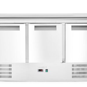 3-ukseline tõstetava kattega külmutatud salatilett, Arktic, 219L, 230V/155W, 700x1365x(H)860mm