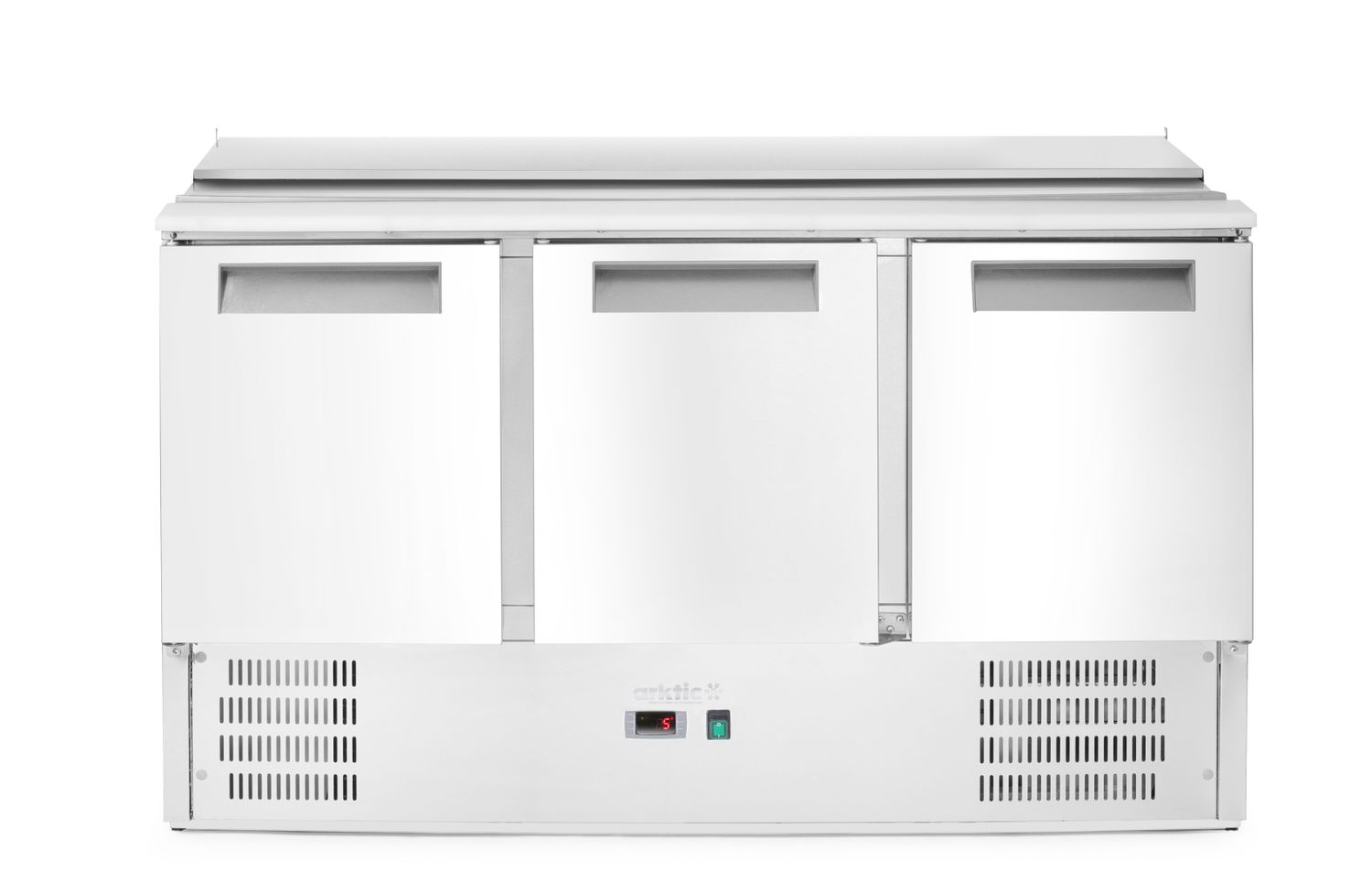 3-ukseline tõstetava kattega külmutatud salatilett, Arktic, 219L, 230V/155W, 700x1365x(H)860mm