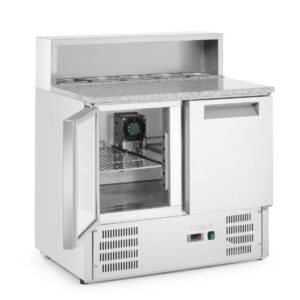 2-ukseline külmutuslaud koos pealisehitise ja graniidist töötasapinnaga, Arktic, 146L, 230V/145W, 700x900x(H)1070mm