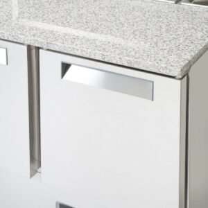 2-ukseline külmutuslaud koos pealisehitise ja graniidist töötasapinnaga, Arktic, 146L, 230V/145W, 700x900x(H)1070mm