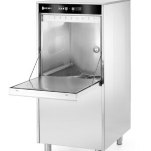 Nõudepesumasin pottidele ja salvedele 50x60 - elektrooniliselt juhitav, pesuvahendi dosaatori ja tühjenduspumbaga, HENDI, Kitchen Line, 400V/7100W, 595x777x(H)1335mm
