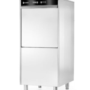 Nõudepesumasin pottidele ja salvedele 50x60 - elektrooniliselt juhitav, pesuvahendi dosaatori ja tühjenduspumbaga, HENDI, Kitchen Line, 400V/7100W, 595x777x(H)1335mm