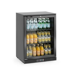 Back bar refrigerator single-door, Arktic, 105L, Black, 230V/120W, 600x530x(H)870mm
