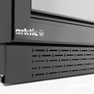 Tagumine baarikülmik kahekordsete lükandustega, Arktic, 158L, Must, 230V/160W, 520x900x(H)870mm